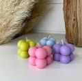 Pack of 2 Mini Scented Bubble Candles, Handmade Soy Wax, Vegan, Eco-Friendly, Birthday Gift, Party Decor, Wedding Favors, Essential Oil Fragrance. 