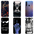 For Motorola One Macro Silikon Soft Phone Case TPU Painted For Moto One Macro Casing Back Cover. 