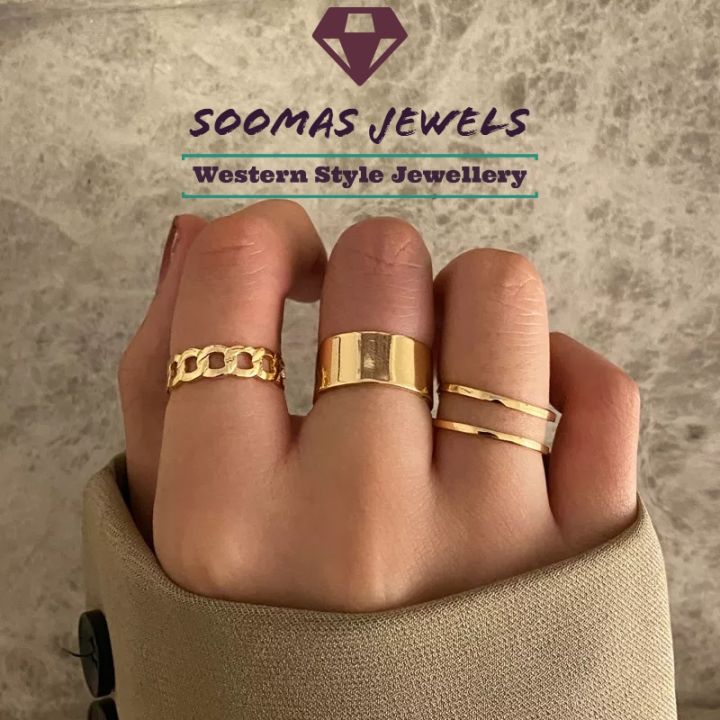 Stylish%20Pack%20of%203%20Rings%20For%20Girls%20Birthday%20Gift%20Punk%20Cool%20Hip%20Pop%20Rings%20Size%20Adjustable%20Alloy%20Rotate%20Ring%20For%20Women%20Party%20Gift%20Black%20Rings%20For%20Girls%20Soomas%20Jewels%20Rings%20-%20Image%205