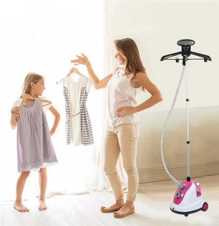 Professional%20Hanging%20Garment%20Steamer%20Standing%20Iron%20Electric%20Steam%20Iron%20Quickly%20Remove%20Wrinkles%201700W%20Vertical%20Garment%20Steamer%20Adjustable%20Height%20Steamer%20Hanger%20for%20Steam%20Ironing%20Clothes%20Rack%20Home%20Garment%20Steamer%20Pink%20-%20Image%203