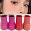 Waterproof Jelly Blush Stick Multi-function Cheek Lip Tint Makeup Moisturizing Lasting Red Pink Blusher Cosmetics. 