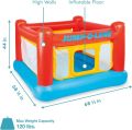 Intex Inflatable Jump-O-Lene Indoor or Outdoor Playhouse Trampoline Bounce Castle House with Crawl-Thru Door and Net for Kids IT-T121. 