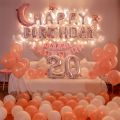 Fairy Light Moon Star  Happy Birthday Foil balloons Decoration Birthday theme set  Birthday accessories Birthday theme decoration happy birthday decoration Theme Set. 