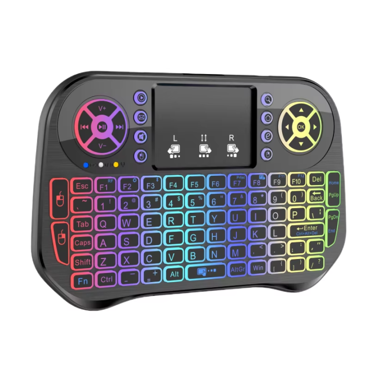 SPEEDX%20I10%20Mini%20Wireless%20Bluetooth%20Keyboard%20Touchpad%207%20Color%20Backlit%202.4GHz%20Rechargeable%20Remote%20for%20Smart%20TV%20Android%20TV%20Box%20PC%20Laptop%20PS4%20Fire%20Stick%20-%20Image%206