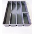 - Multi Purpose 5 Compartments Kitchen Cutlery Drawer Organizer Plastic Tray Large With Lids. 