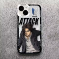 【Mascaraara】Anime Attack On Titan Phone Case For iPhone 11 12 13 14 15 Pro Max Mini XS MAX X XR SE 7 8 Plus Cover Transparent Shell Fundas. 