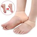 Silicone Heel Pads Anti Crack Heel Protector Silicone Gel Heel Pads for Pain Relief Soft Heel Cups Elastic Durable Heel Guard for Men and Women 1 Pair. 