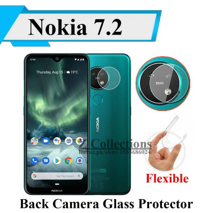 Nokia 7.2 Camera Flexible Gorilla Glass Protector Transparent For Nokia 7.2