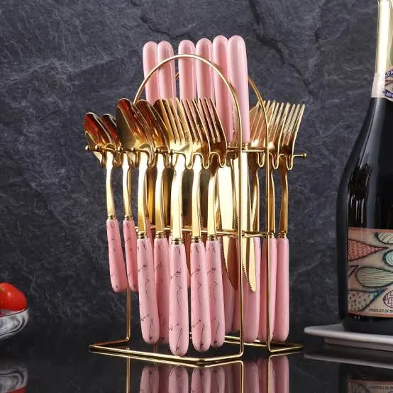 24%20Piece%20GOLDEN%20Hanging%20Cutlery%20Set%20&%20Holder/Stand,%20Elegant%20Life%20Cutlery%20Set,%20Stainless%20Steel%20and%20Mirror%20Polishing%20Dinnerware%20Sets%20-%20Image%205