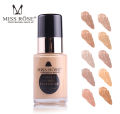 Natural Foundation Waterproof Moisturizing Oil Free Full Coverage Deep Whitener Liquid Foundation 30Ml. 