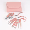 Professional 16pcs Manicure Set Stainless Steel Nail Clipper Set Nail Scissors Tweezer Foot Hand Care Tools Grooming Kit with PT Leather Casing. 