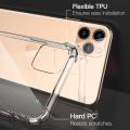IPhone 11 Pro Max Transparent Bumper Back Cover. 