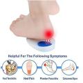 Silicon Gel Heel Pad - 1 Pair Soft Silicone Shoe Foot Heel Cushion Half Insole Pads Care - Silicon Heel pad Cup - Slip Gel Soft Sport Foot Insole Pad Shoe Inserts Pain Relief. 