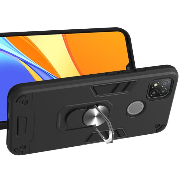 Redmi%2010A%20Armor%20Series%20PC%20+%20TPU%20Protective%20Case%20with%20Ring%20Holder%20Cover%20For%20Redmi%2010a%20-%20Image%204
