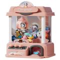 DIY Automatic Doll Machine Kids Coin Operated Play Game Mini Claw Catch Toy Crane Machines Music Doll for Christmas gifts. 