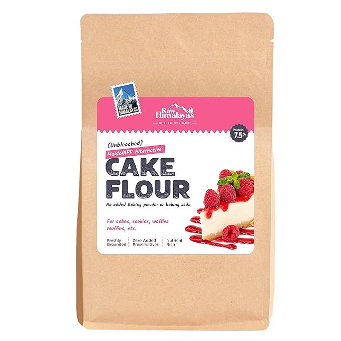 Raw Himalayas Cake Flour (1 Kg), Unbleached | Maida/APF Alternative ...