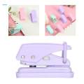Mini 1 Hole Paper Punch Tool 1/4inch Hole Compact with Closure Buckle for Punching Ordinary Paper. 