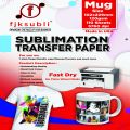 Sublimation Paper For Mug size | 4"x 9  | 110 Sheets mug Printing Transfer paper. 