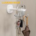 Kitchen Utensil Hook 360 Rotatable Jellyfish Hanger with 6 Hooks Multi-functional Kitchen Utensil Storage Hook Holder Organizer for Home less Than Space-saving Utensil Organizer. 