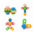 Montessori Children's Toys Wooden Tool Set Box Toys Engineering Repair Box Child Toy Set. 