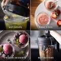 Silver Crest Blender SC-1589 High Performance Power Blender for Kitchen Professional Blender Smoothies Mixer Maker  2 in 1 With 4500W 100% Copper 2L Jug And 700ml Grinder Power Full Motor Easy To Operate or Clean and Safety & Long Service Life, Crushing |. 