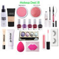 Pack Of 18 Makeup Deals Foundation + Concealer + Fixer + Highlighter + Blusher. 