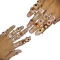 100 Designs Cheap Rings Random Mens Womens Rings For Fashion Male Female Couple Finger Ring Collection Party Jewelry Set. 
