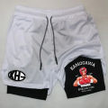 Compression Shorts Anime Hajime no Ippo 2 in 1 Performance Gym Shorts Pockets Quick Dry Running Workout Summer Sportwear. 