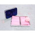 Geometry Style Velvet Mobile Clutch with Card and Money Pockets, High Quality Walvet Stara Material. 