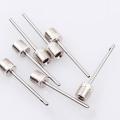 10 Pcs Basketball Football Inflating Needles Stainless Steel Ball Air Pump Pin Nozzle. 