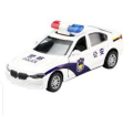 Police Car Die-Cast Metal (Lights and Music) Pull Back Function. 