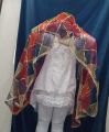 Handmade embroider chiffon ghota kiran dupatta from Pakistan Badar Multi color Dupatta Badri Net lines net work with dhnak , gotta flower and 4 sides kiran lace Zardi - Multi Gota Work For Wedding Party For Ladies Women net zari dupta fancy dupta bridal. 