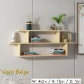 Home Decor Shelves, Adorable Wall Mounted Wooden Shelve - Wall Frames, Decor Shelf, Wall shelve, EXCLUSIVE Hidden Screws - Sohni Walls - P-7139. 