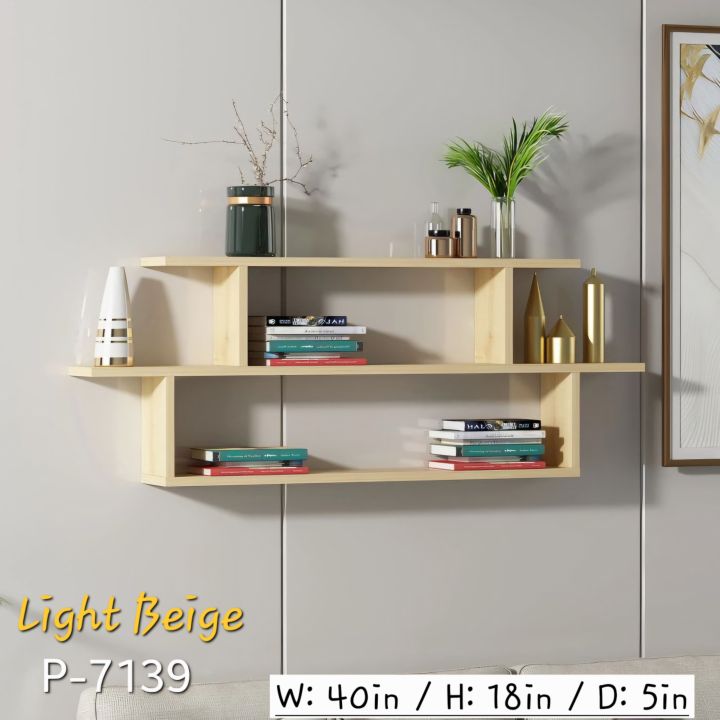 Home Decor Shelves, Adorable Wall Mounted Wooden Shelve - Wall Frames, Decor Shelf, Wall shelve, EXCLUSIVE Hidden Screws - Sohni Walls - P-7139