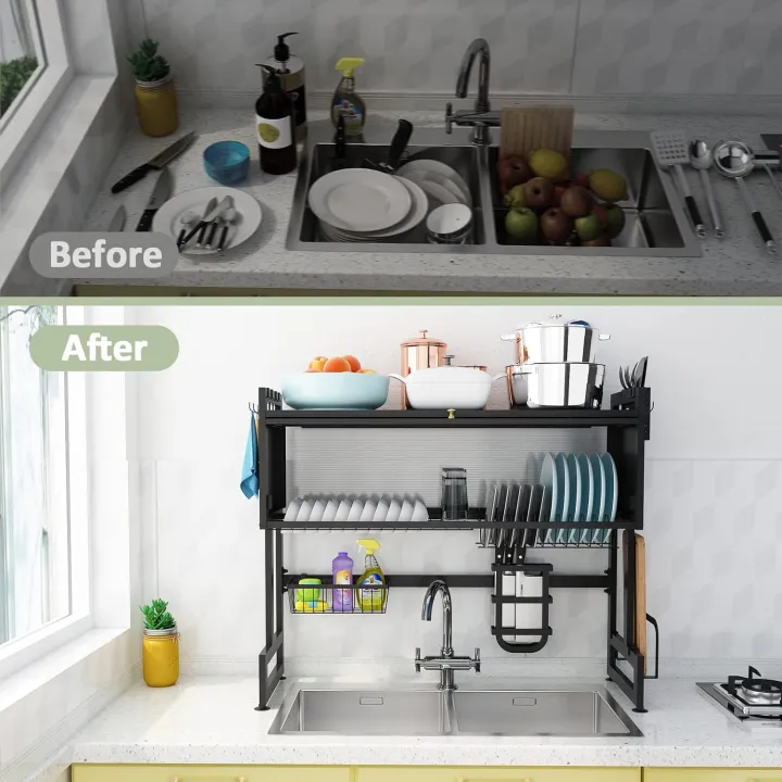 Over%20Sink%20Dish%20Drying%20Rack,%20Large%20Dish%20Rack%20With%20Metal%20Steel%20Utensil%20Cup%20Holder%20Sink,%20Expandable%20Shelf%20Rack%20With%20Utensil%20Holder%20(Size%20:%2085cm)%20-%20Image%209