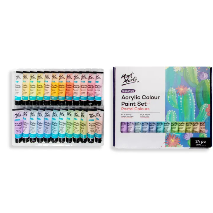 Mont%20Marte%20Acrylic%20Colour%20Pastel%20Paint%20Set%20Signature%2024pc%20x%2036ml%20(1.2%20US%20fl.oz)%20MSCP2436%20-%20Image%202