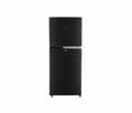 REF 9173 CHROME HAIRLINE BLACK Double Door Refrigerator. 
