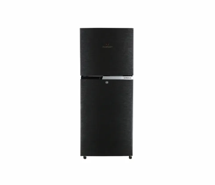 REF%209173%20CHROME%20HAIRLINE%20BLACK%20Double%20Door%20Refrigerator%20-%20Image%202
