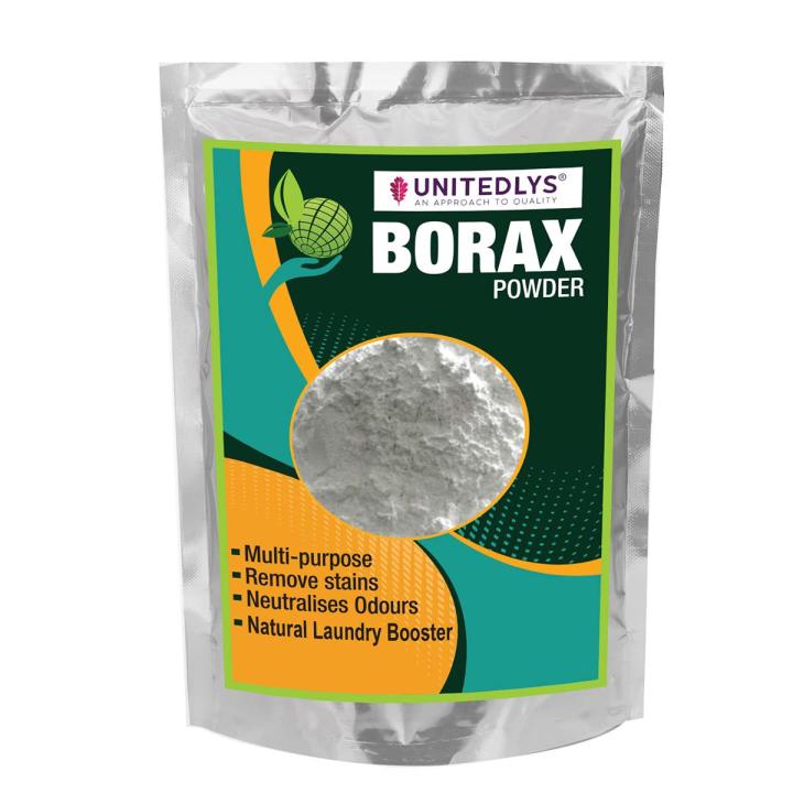Borax Powder 100% Pure |Whitening & Cleaning Power for Clothes| |Slime for Kids||Ants Killer||Floor Cleaner||Drain Cleaner| (380 gm, White)