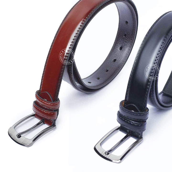 80s inspired formal dress Marshal Wallet Belts For Men - Men's Dress Belt main image 1