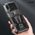 Vantime for Huawei Y9 2019 Belt Clip Case Kickstand Slim Phone Cover. 