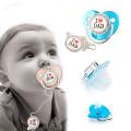 MiniMe 1Pcs Pacifier Baby Shower Gift Bling Baby Dummy Silicone BPA Free Infant Nipple Newborn Pacifiers For Babies. 