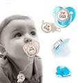 MiniMe 1Pcs Pacifier Baby Shower Gift Bling Baby Dummy Silicone BPA Free Infant Nipple Newborn Pacifiers For Babies. 