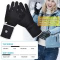 Heated Gloves Liners for Men and Women Rechargeable, Waterproof 7.4V with 2200mah Battery (Imported from UK). 