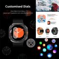 Smart Watch with Bluetooth Calling | AMOLED Display Fitness Tracker | Metal Body Smartwatch for Men & Women. 