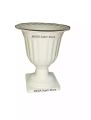 COPA Plastic Gardening Pot Table Vase - Pot Vase Planter With Base Long Design - White. 
