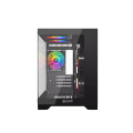 BOOST PANDA GAMiNG PC CASE BLACK WiTHUT FAN. 