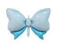 1pc Large Blue Pink Bow Foil Balloons Kids Birthday Home Party Decoration Girl Gift Inflated Globos Baby Shower Helium Balloon. 