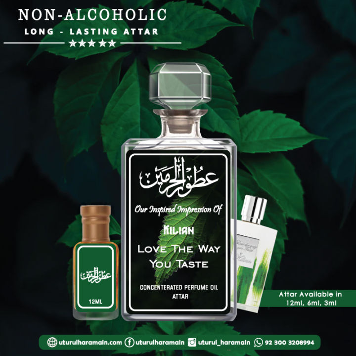 Kilian Love The Way You Taste - ATTAR (Roll On Perfume Oil) - ( Long Lasting Concentrated Alcohol Free Perfume Oil Made By Utur Ul Haramain )