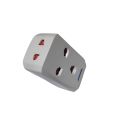 15A 3 Pin Multi Plug Power Plug Converter Type M Plug Socket Safety Shutter Plug For High Voltage Plug Load And Safety Electrical Uses Strong Safe And Durable Highly Efficient Plug Reliable Plug AC Plug For AC. 